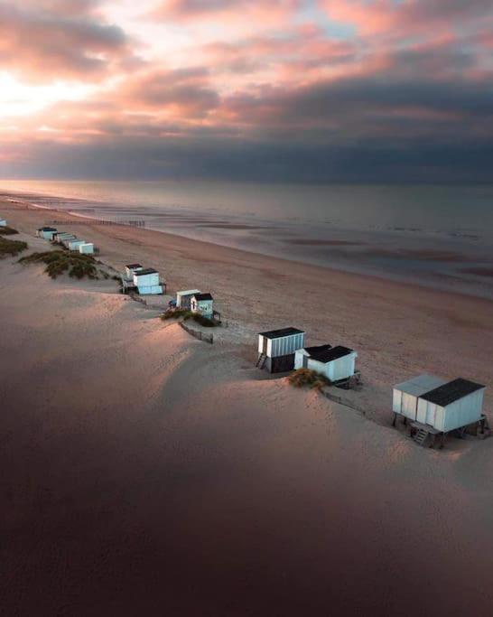 Duplex Calais Nord A 2 Pas De La Plage Exterior photo